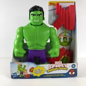 Spidey and His Amazing Friends Marvel Power Smash Hulk w Brick Wall New Unopened